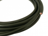 veteráni - náhradní díly - Svíčkový kabel - černý (měděný) CU 7 mm