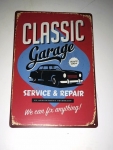 veteráni - náhradní díly - Dekorační destička Classic garage