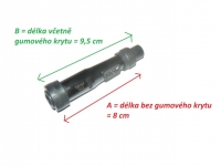 veteráni - náhradní díly - Odrušená fajfka na svíčku NGK SD05F (průměr sv. 10-12 mm)