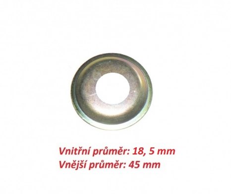 veteráni - náhradní díly - Miska gumové vložky horního ramene (vnitřní)