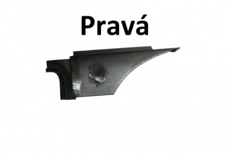 veteráni - náhradní díly - Rám čelního okna - pravá spodní část (torpédo)