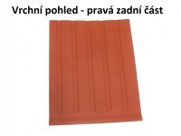 veteráni - náhradní díly - Pravá zadní podlaha Škoda 120