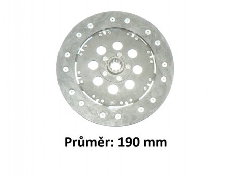 veteráni - náhradní díly - Spojková lamela kompletní - pr. 190 mm