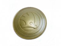 veteráni - náhradní díly - Sklíčko 43 mm do znaku volantu  – barva zlatá (od roku 1960)