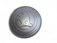 veteráni - náhradní díly - Sklíčko 43 mm do znaku volantu – barva stříbrná (od roku 1960)