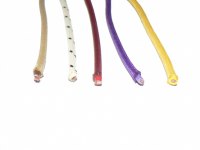 veteráni - náhradní díly - Opletený kabel elektroinstalace 1,5 mm2 příčného průřezu