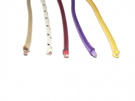 veteráni - náhradní díly - Opletený kabel elektroinstalace 1,5 mm2 příčného průřezu