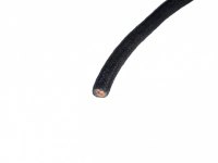 veteráni - náhradní díly - Opletený kabel k baterii černý - příčný průřez 16 mm