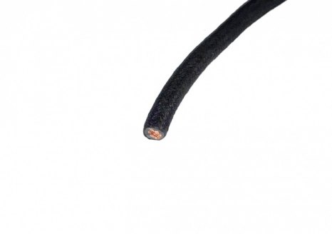 veteráni - náhradní díly - Opletený kabel k baterii černý - příčný průřez 16 mm