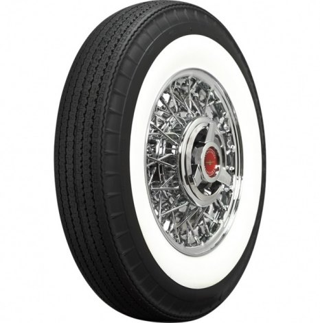 veteráni - náhradní díly - Radiální běloboké pneu American Classic Bias Ply 6,70 R15
