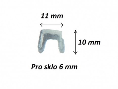 veteráni - náhradní díly - Sametka oken 11x10x6 mm