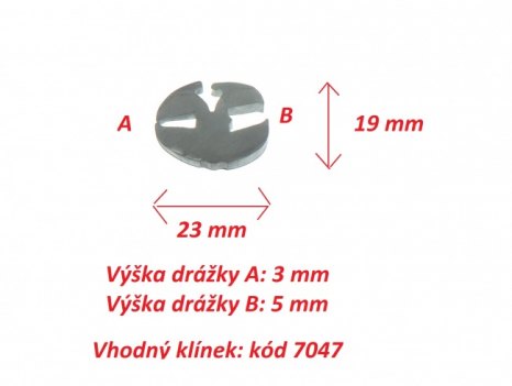 veteráni - náhradní díly - Profil do oken 19x23 mm